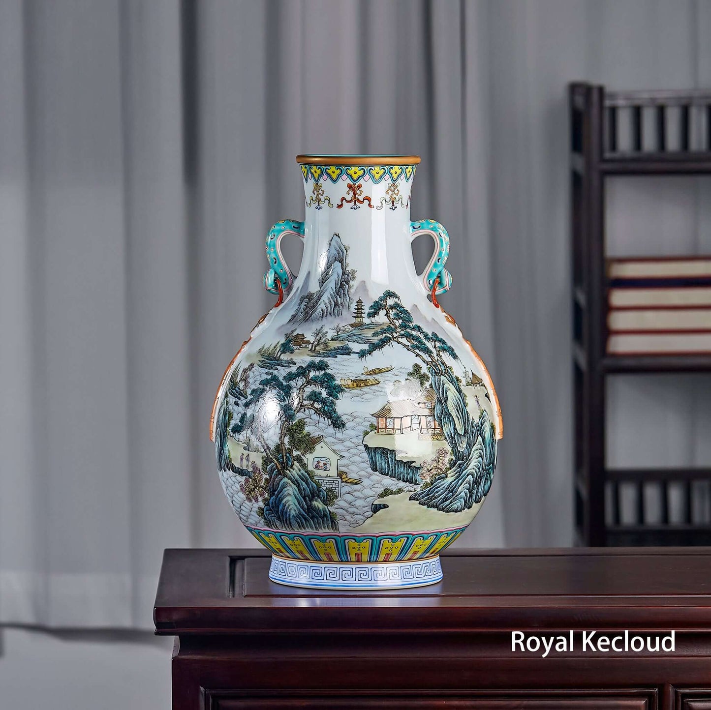 Imperial Porcelain Vase | famille rose ceramics