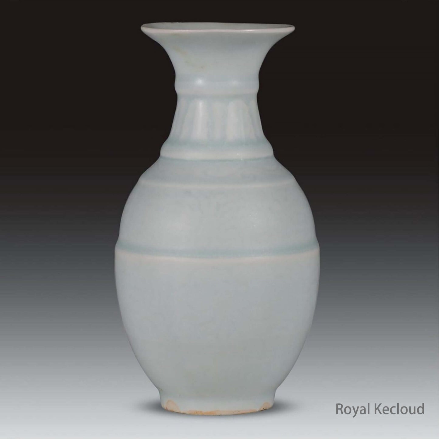 Qingbai Porcelain Vase with translucent pale-blue glaze, reflecting Song Dynasty craftsmanship.