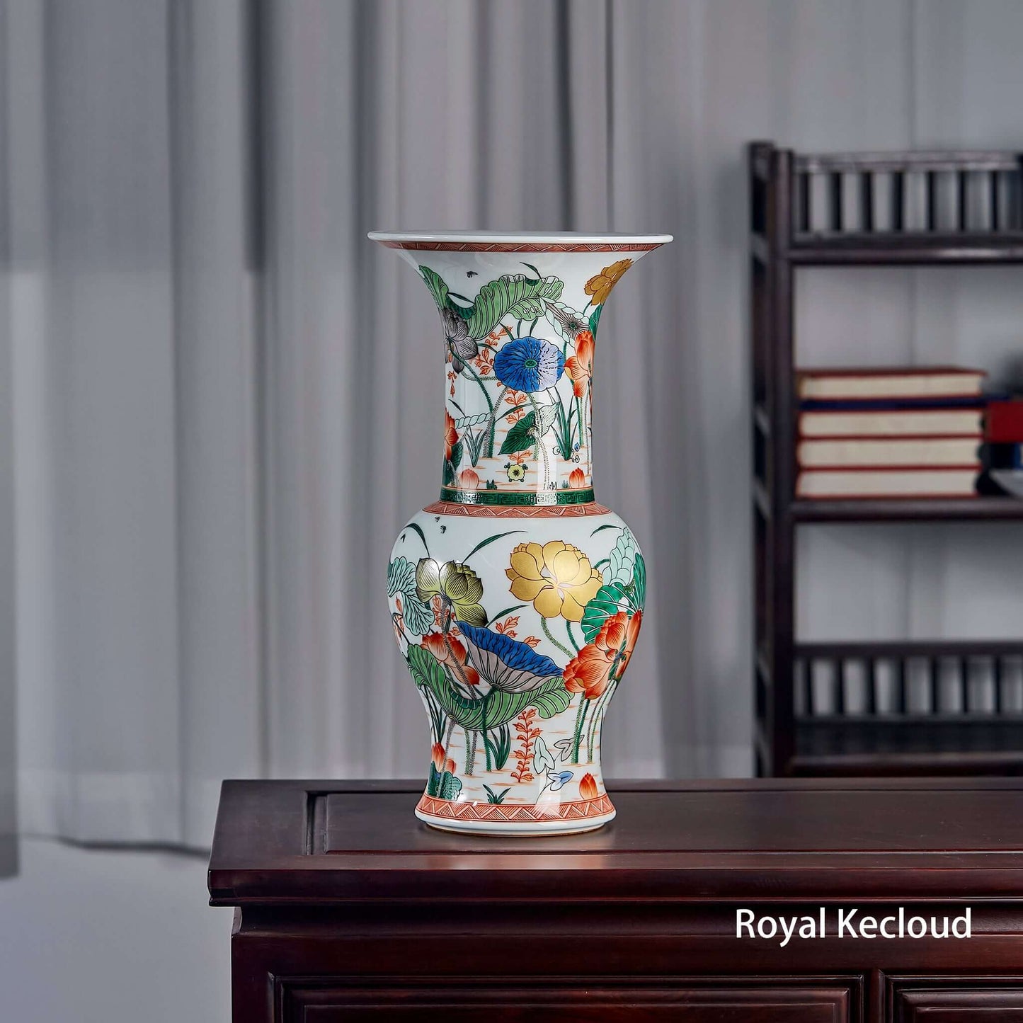 Wucai Porcelain Vase | Five-Color Porcelain