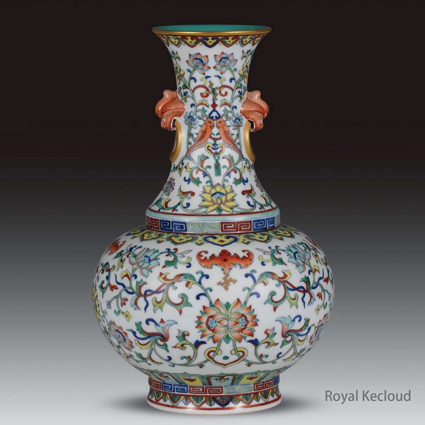 Doucai Porcelain Vase, a Qing Dynasty treasure showcasing exquisite craftsmanship and vibrant floral designs.